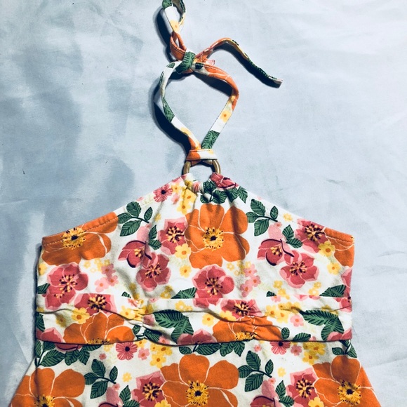 🌺Girls floral halter dress - Picture 2 of 5